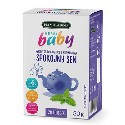 Miniaturka artykułu - Herbi Baby Herbatka spokojny sen, 20sasz.