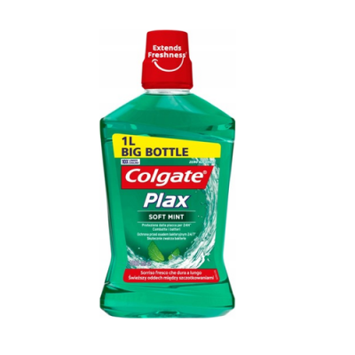 Miniaturka artykułu - COLGATE SOFT MINT Płyn do płukania jamy ustnej, 1l