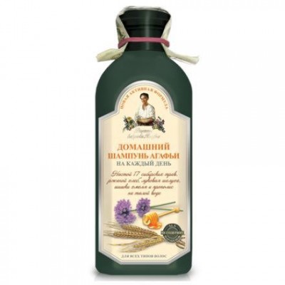 Miniaturka artykułu - Babuszka Agafia Szampon domowy do codziennej pielęgnacji, 350ml