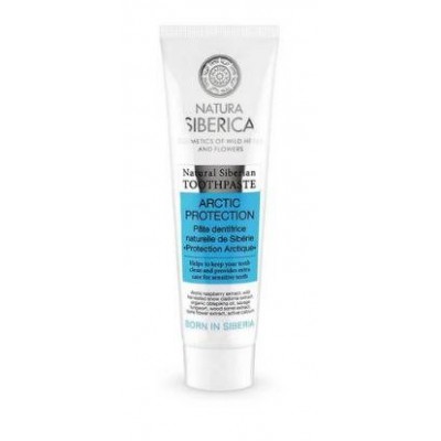 Miniaturka artykułu - NATURA SIBERICA Arctic Protection Naturalna ochronna pasta do zęb&oacute;w wrażliwych, 100g