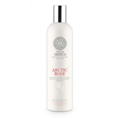 Miniaturka artykułu - NATURA SIBERICA Arctic Rose Biała Syberia Odbudowująca odżywka do włos&oacute;w, 400ml