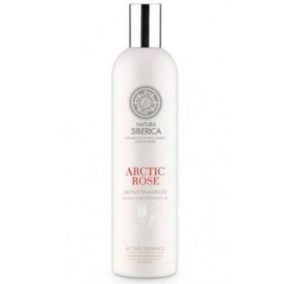 Miniaturka artykułu - NATURA SIBERICA Arctic Rose Szampon odbudowujący do włos&oacute;w, 400ml