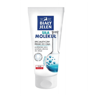 Miniaturka artykułu - BIAŁY JELEŃ Peeling do ciała Siła Molekuł, 200 ml