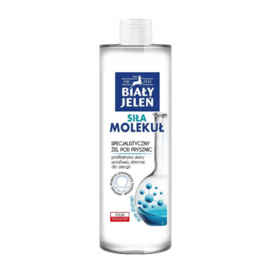 Miniaturka artykułu - BIAŁY JELEŃ Żel pod prysznic Siła Molekuł, 400 ml
