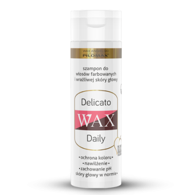 Miniaturka artykułu - WAX PILOMAX Daily Delicato Szampon włosy farbowane i wrażliwa sk&oacute;ra głowy, 200ml