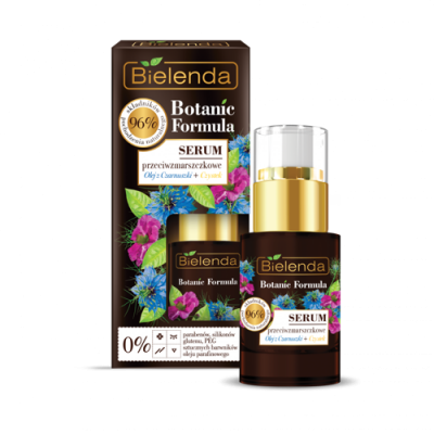 Miniaturka artykułu - BIELENDA BOTANIC FORMULA Olej z Czarnuszki + Czystek Serum przeciwzmarszczkowe, 15 ml