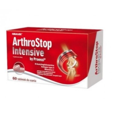 Miniaturka artykułu - ArthroStop Intensive by Proenzi, 60 tabletek do ssania