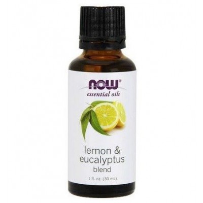 Miniaturka artykułu - NOW Lemon & Eucalyptus Oil Blend Olejek eteryczny, 30ml
