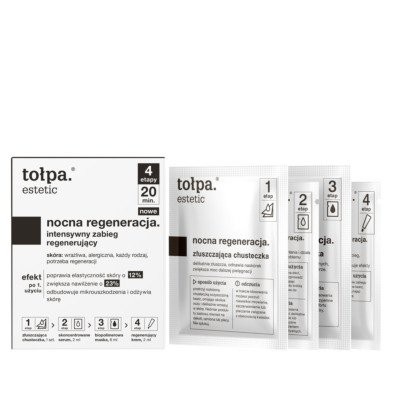 Miniaturka artykułu - tołpa estetic. noc, intensywny zabieg regenerujący, 4 sasz.