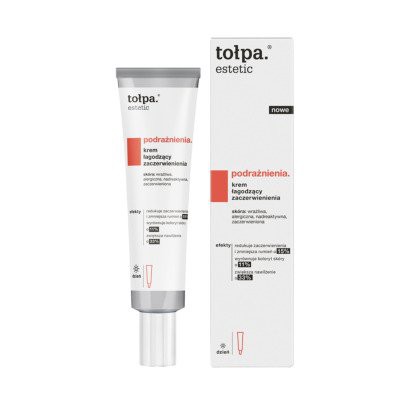 Miniaturka artykułu - tołpa estetic, podrażnienia. krem łagodzący zaczerwienienia, 40 ml