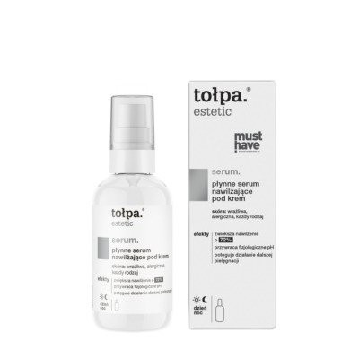 Miniaturka artykułu - tołpa estetic, serum. płynne serum nawilżające pod krem, 75 ml