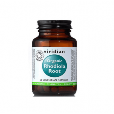 Miniaturka artykułu - VIRIDIAN Organic Rhodiola R&oacute;żeniec g&oacute;rski, 30 kaps.