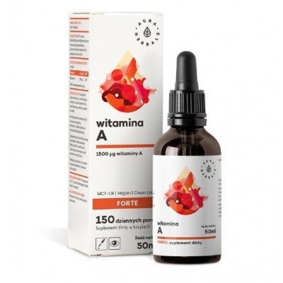 Miniaturka artykułu - Witamina A Forte MCT-Oil krople, 50ml