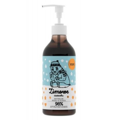 Miniaturka artykułu - YOPE Zimowe Cisateczka, Mydło do Rąk, 500ml