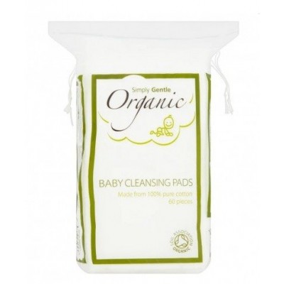 Miniaturka artykułu - Simply Gentle, Duże Waciki Organiczne, 60 sztuk