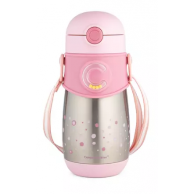 Miniaturka artykułu - CANPOL BABIES Bidon termiczny, 300 ml r&oacute;żowy 74/054