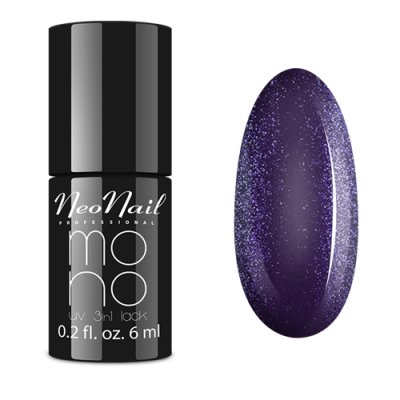 Miniaturka artykułu - NeoNail Lakier hybrydowy MONO UV Violet Glitter 4042, 6ml
