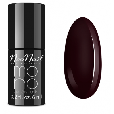 Miniaturka artykułu - NeoNail Lakier hybrydowy MONO UV Deep Brown 4046, 6ml