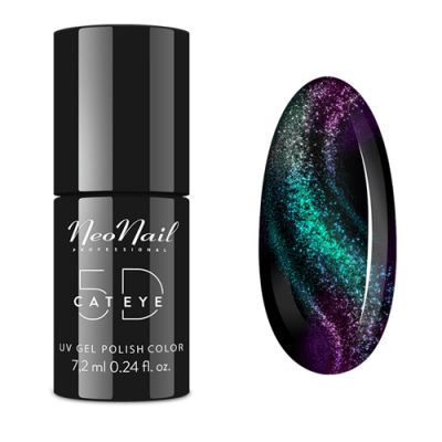 Miniaturka artykułu - Neonail Cat Eye 5D Lakier hybrydowy Siberian 6033, 7,2ml