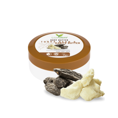 Miniaturka artykułu - Cosnature Naturalne odżywcze masło do ciała z masłem shea i tonką, 200ml