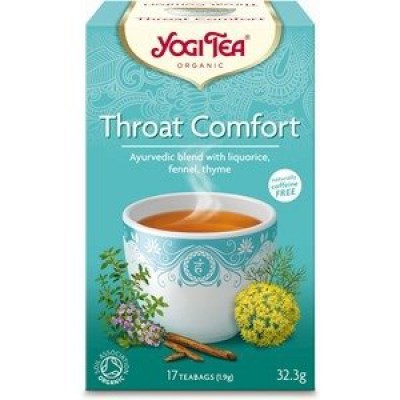 Miniaturka artykułu - YOGI TEA Throat comfort, 17x1,9g