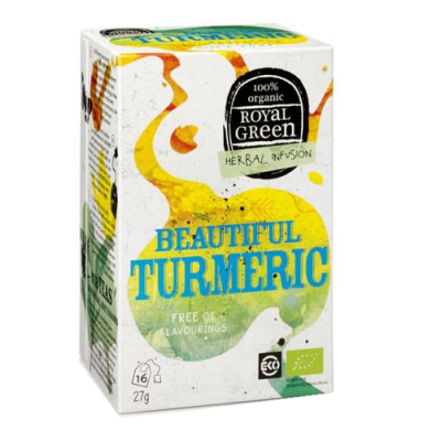 Miniaturka artykułu - ROYAL GREEN Herbata Beautiul Turmeric, 27 g
