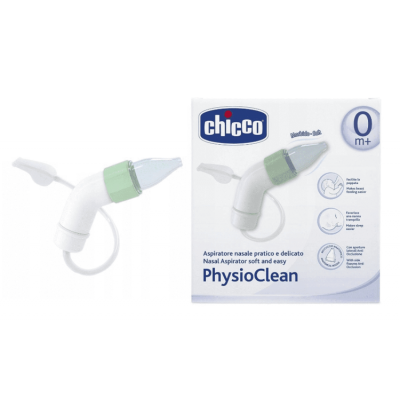 Miniaturka artykułu - Chicco Physio Clean Odsysacz do nosa 0m+