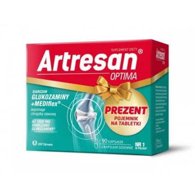 Miniaturka artykułu - Artresan Optima, 90 kaps.+ prezent