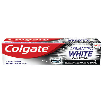 Miniaturka artykułu - COLGATE Pasta do zęb&oacute;w Advanced White Charcoal, 100 ml