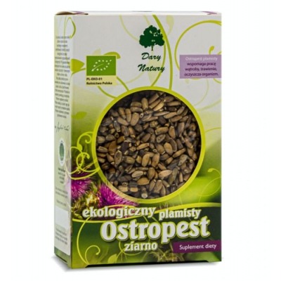 Miniaturka artykułu - DARY NATURY Ostropest plamisty ziarno eko, 100g 