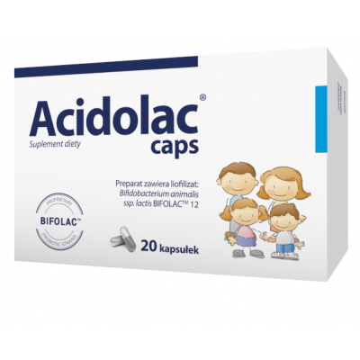 Miniaturka artykułu - Acidolac caps, 20 kaps.