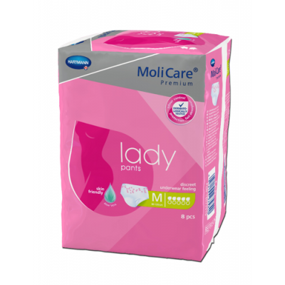 Miniaturka artykułu - MoliCare&reg; Premium lady Pants M Majtki chłonne, 8 szt.