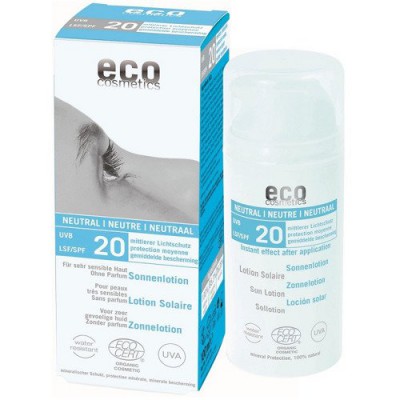 Miniaturka artykułu - ECO Emulsja na słońce SPF 20 Neutral, 100ml