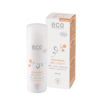 Miniaturka artykułu - ECO Krem CC jasny SPF 30 z OPC, Q10 i kwasem hialuronowym, 50ml