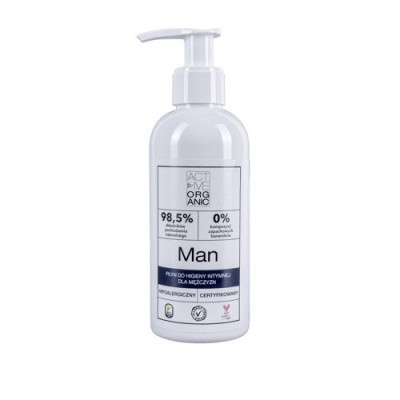 Miniaturka artykułu - Active Organic Man Płyn do higieny intymnej, 200ml