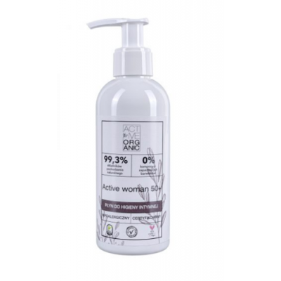 Miniaturka artykułu - Active Organic Woman50+ Płyn do higieny intymnej, 200ml