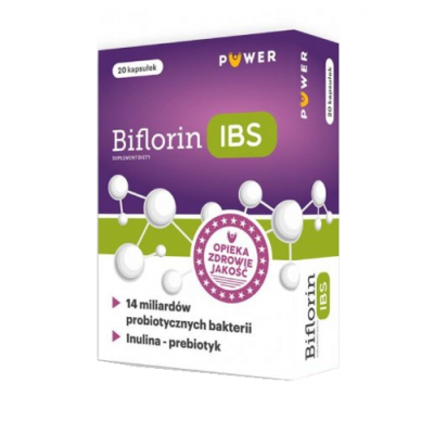 Miniaturka artykułu - Biflorin IBS, 20 kapsułek