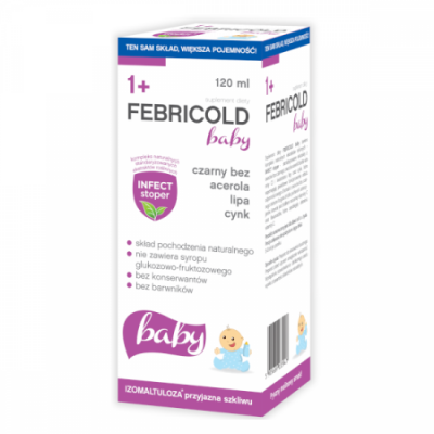 Miniaturka artykułu - Febricold Baby Syrop dla dzieci, 120 ml