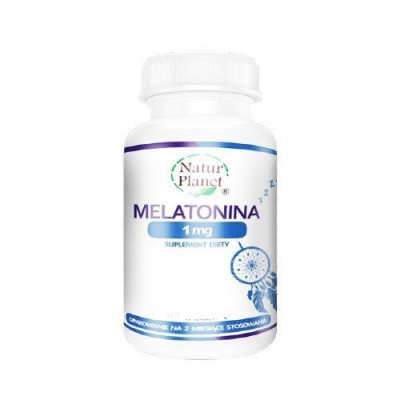 Miniaturka artykułu - NaturPlanet Melatonina 1 mg, 120 tabletek