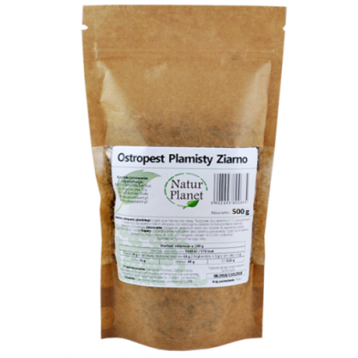 Miniaturka artykułu - NaturPlanet Ostropest plamisty ziarno, 500g