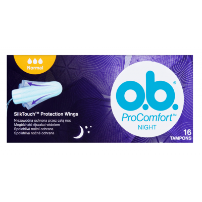 OB ProComfort Night Normal Tampony higieniczne, 16 sztuk