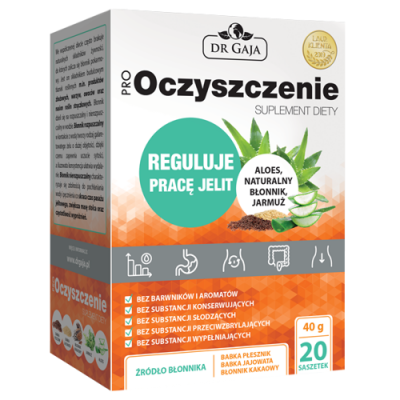 Miniaturka artykułu - ProOczyszczenie proszek, 20 sasz.a 40g