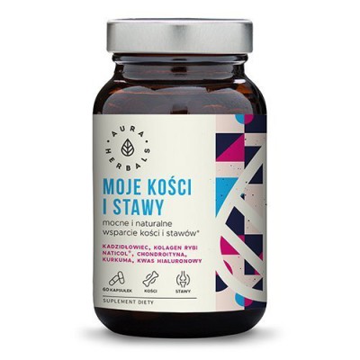 Miniaturka artykułu - AURA HERBALS Moje Kości i Stawy - Mocne Wsparcie, 60 kapsułek 