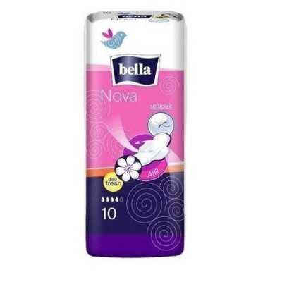 Miniaturka artykułu - BELLA NOVA DEO Podpaski higieniczne, 10 sztuk