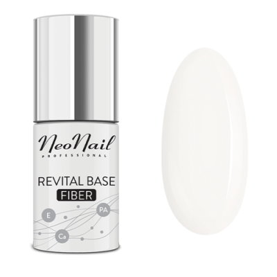 Miniaturka artykułu - NeoNail-Lakier Hybrydowy Revital Base Fiber - 7649-7 Milky Cloud, 7, 2ml