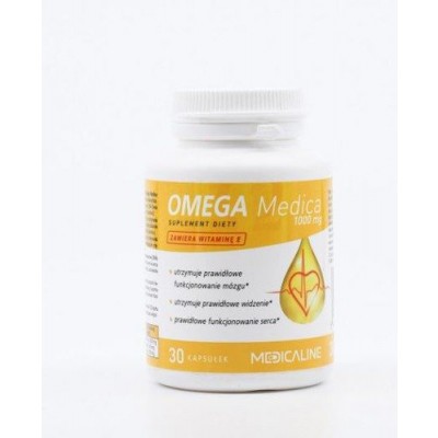 Miniaturka artykułu - MEDICA Omega 1000mg, 30 kapsułek