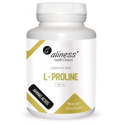 Miniaturka artykułu - ALINESS L-Proline 500mg, 100 kapsułek