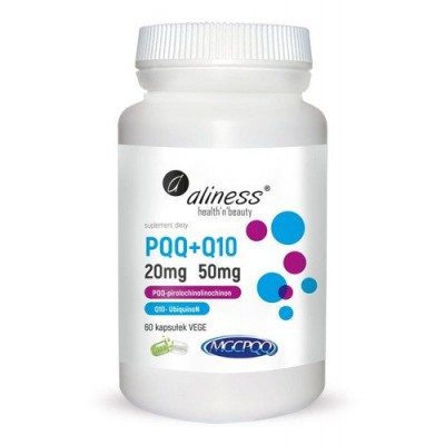 Miniaturka artykułu - ALINESS PQQ+Q10, 60 kapsułek
