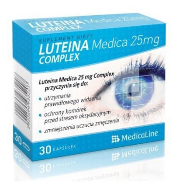 Miniaturka artykułu - ALINESS Luteina Medica Complex 25 mg, 30 kapsułek