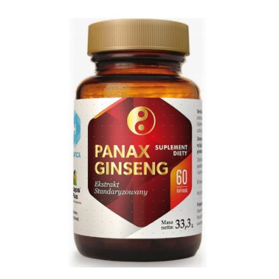 Miniaturka artykułu - HEPATICA PANAX GINSENG Żeń-szeń, 60 kapsułek